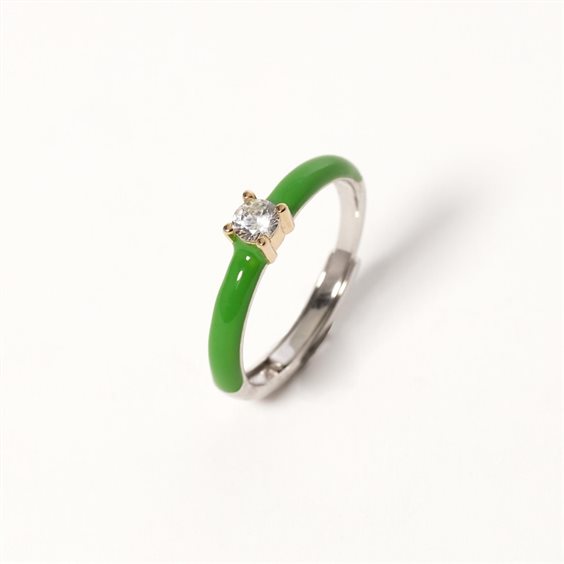 Anello Mabina Donna Marshmallow in Argento Zircone 523258 - 523258